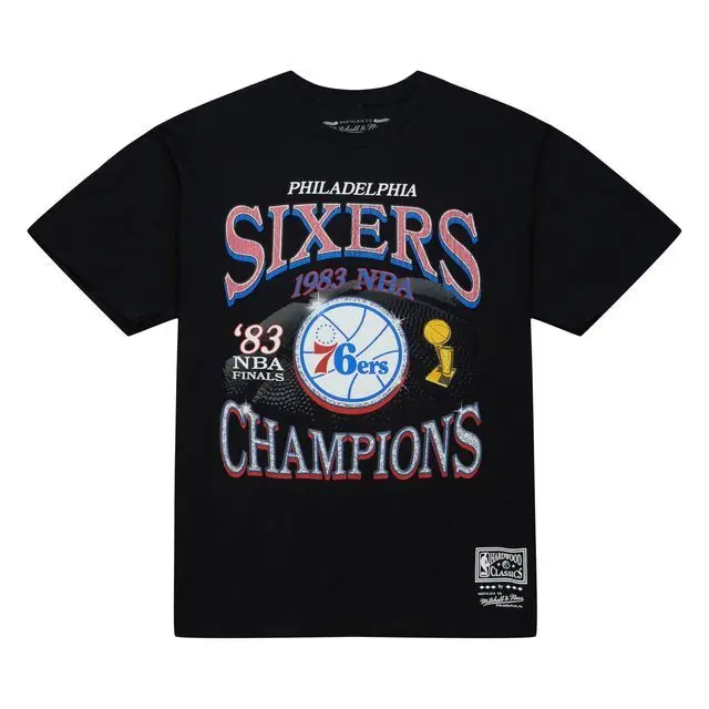 0196945225520 - T-Shirt Philadelphia 76ers Champions Era HWC