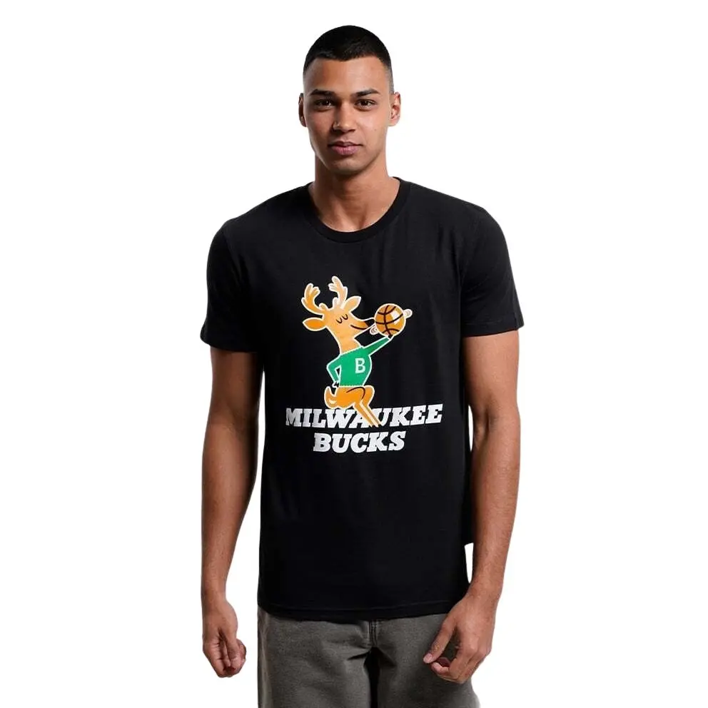 0196294348314 - T-Shirt Milwaukee Bucks NBA Team Logo
