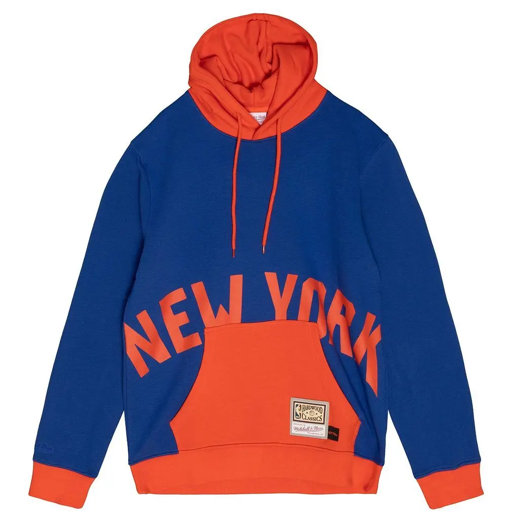 0196294204863 - Hoodie New York Knicks Big Face 50