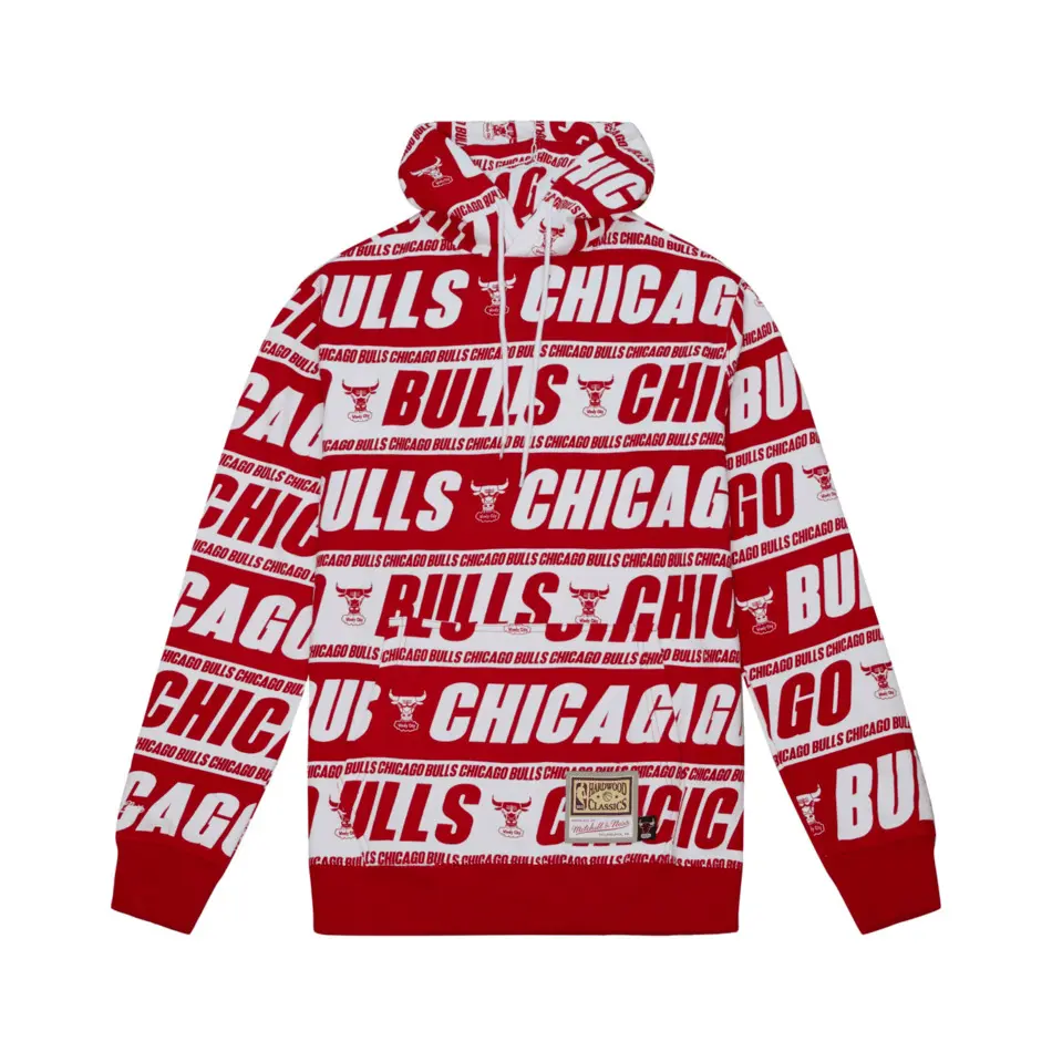 0196294488775 - Chicago Bulls Kapuzenpullover NBA Teamwrap