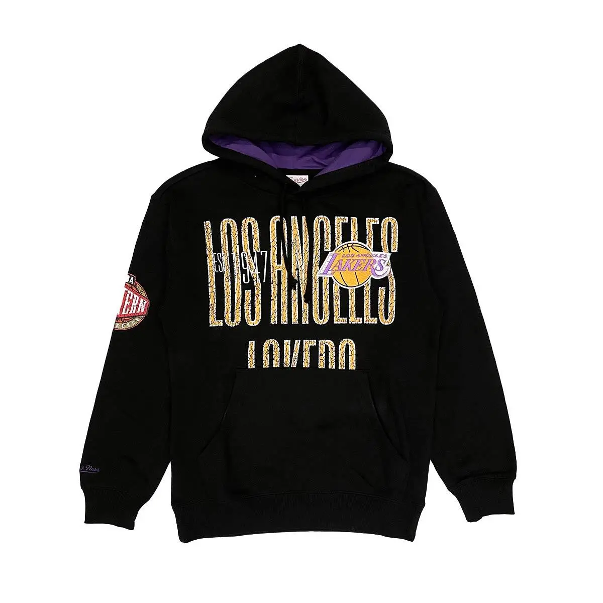0196945192549 - Fleece mit Kapuze Los Angeles Lakers Team OG 20