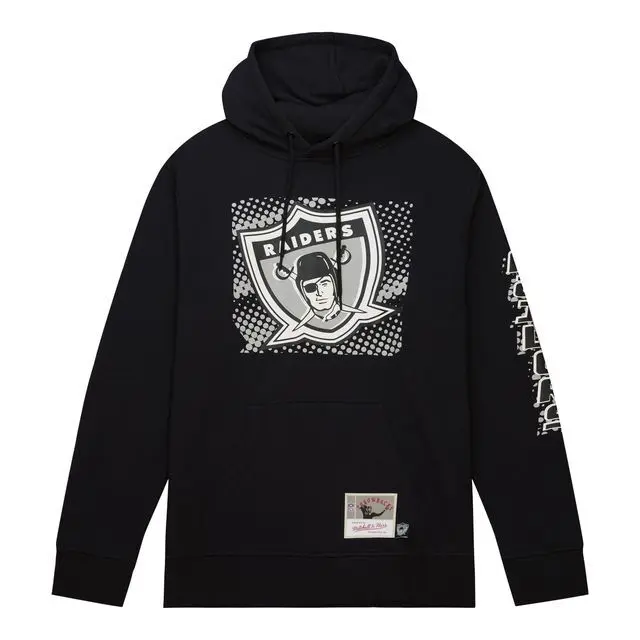 0196945231156 - Hoodie Oakland Raiders NFL Big Face 70