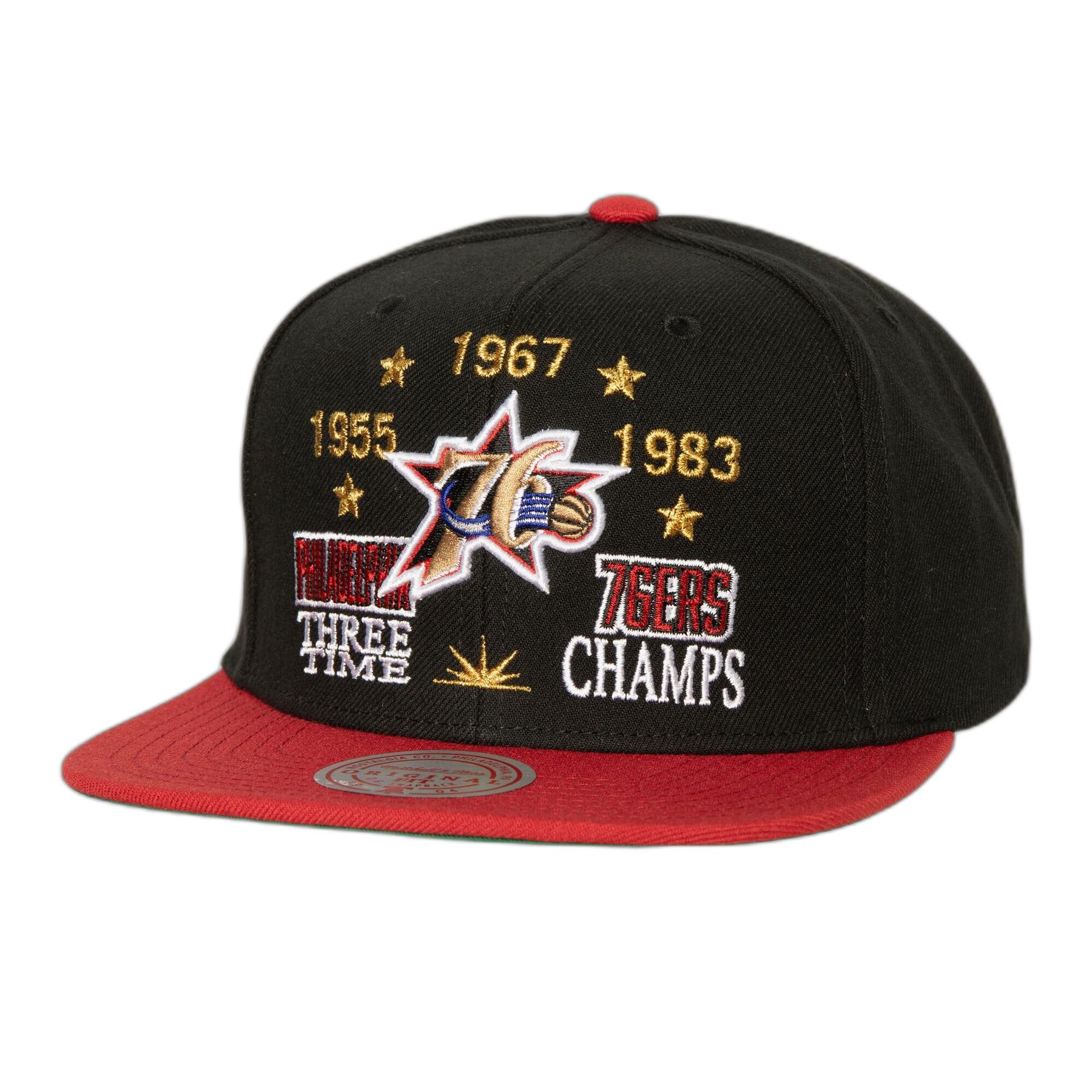 0196945741631 - Snapback Cap Champ Is Here Philadelphia 76ers