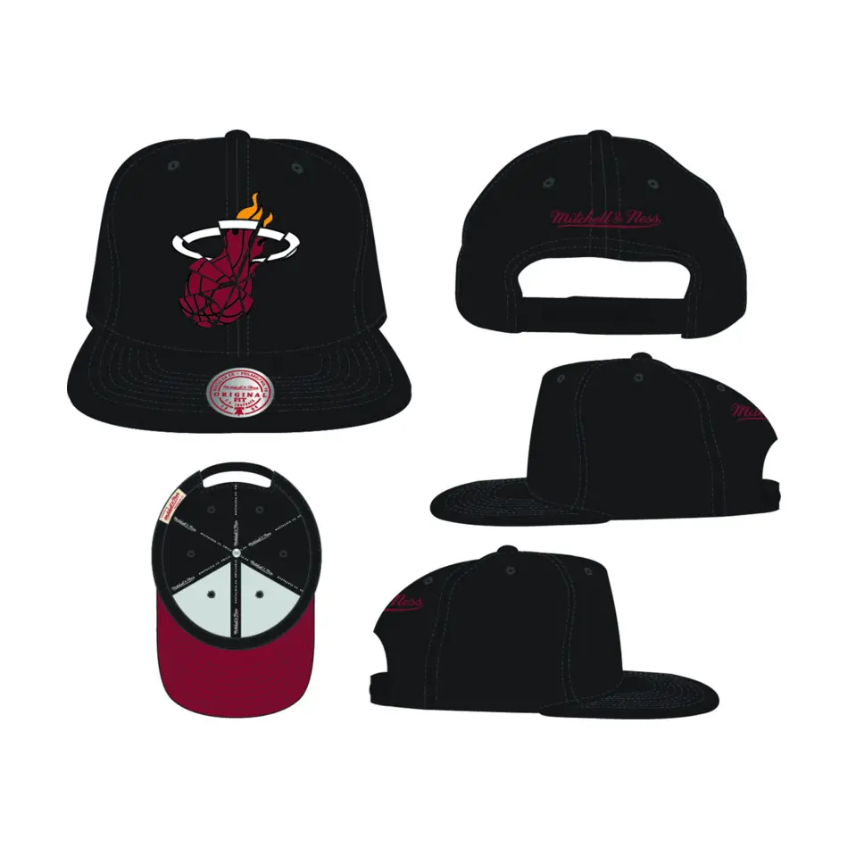 0197507127917 - Snapback-Cap Miami Heat