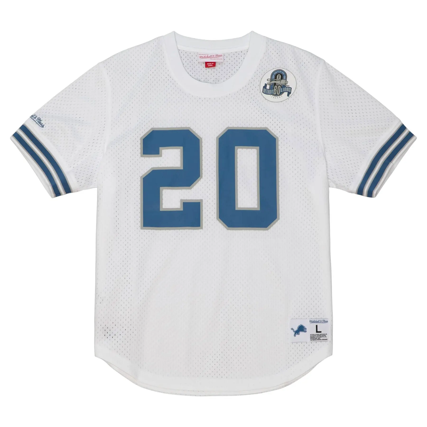 0196294557280 - Trikot mit Rundhalsausschnitt Detroit Lions NFL N&N 1993 Barry Sanders