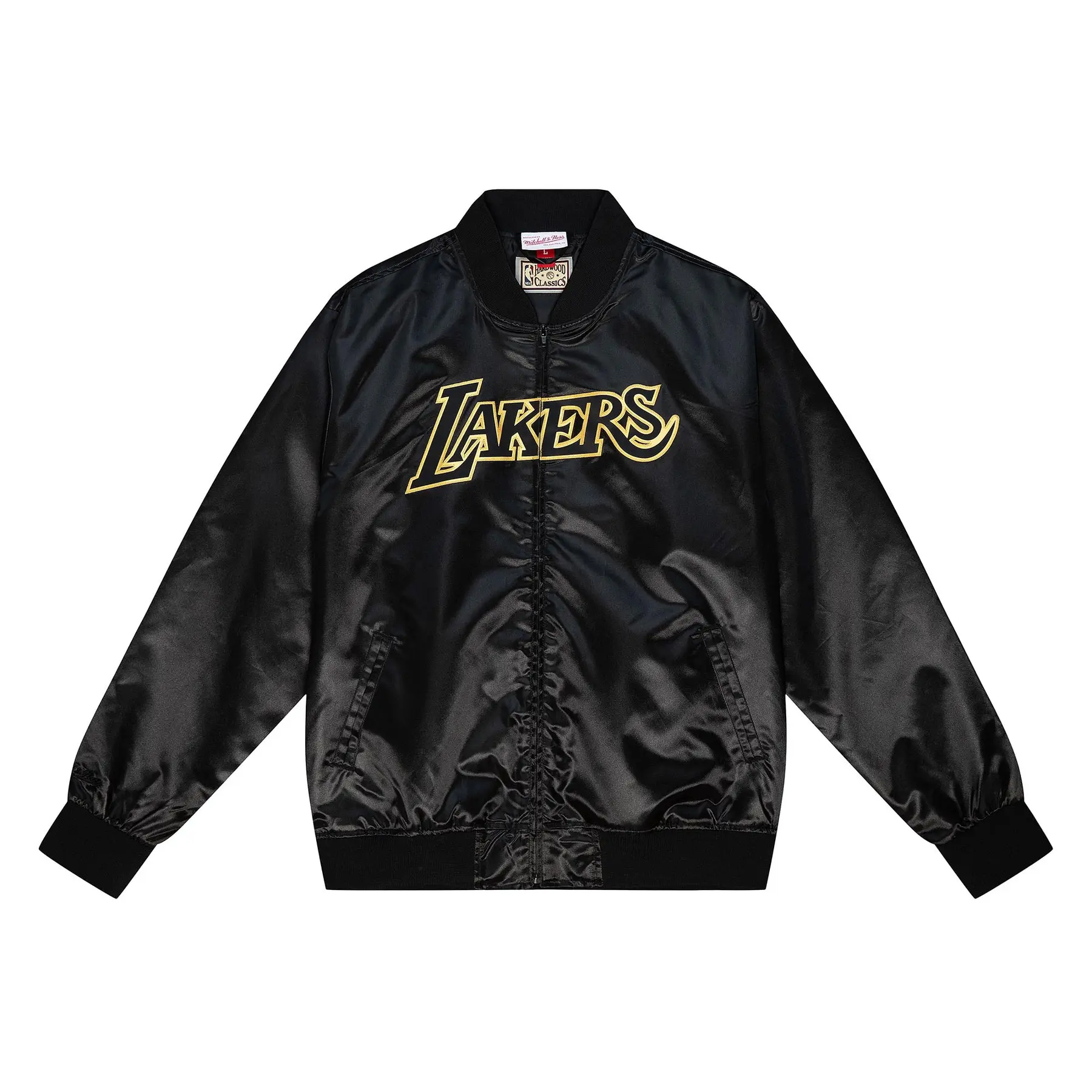 0195563353714 - Satinjacke la lakers big face 40