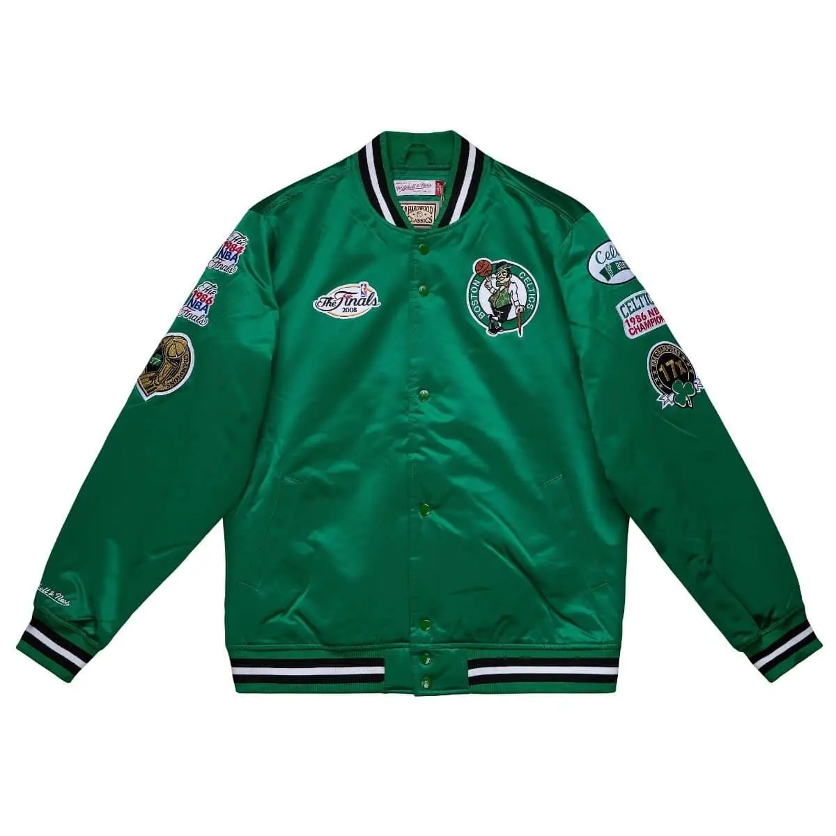 0195563357163 - Satinjacke Boston Celtics Champ City