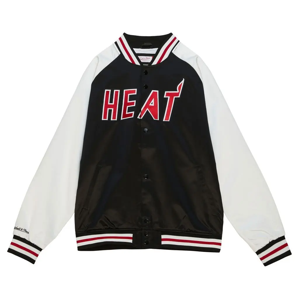0196294688403 - Jacke aus leichtem Satin Miami Heat Primetime