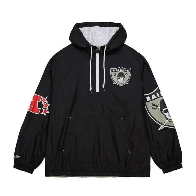 0196945219680 - Regenjacke NFL Oakland Raiders Team OG Anorak Windbreaker