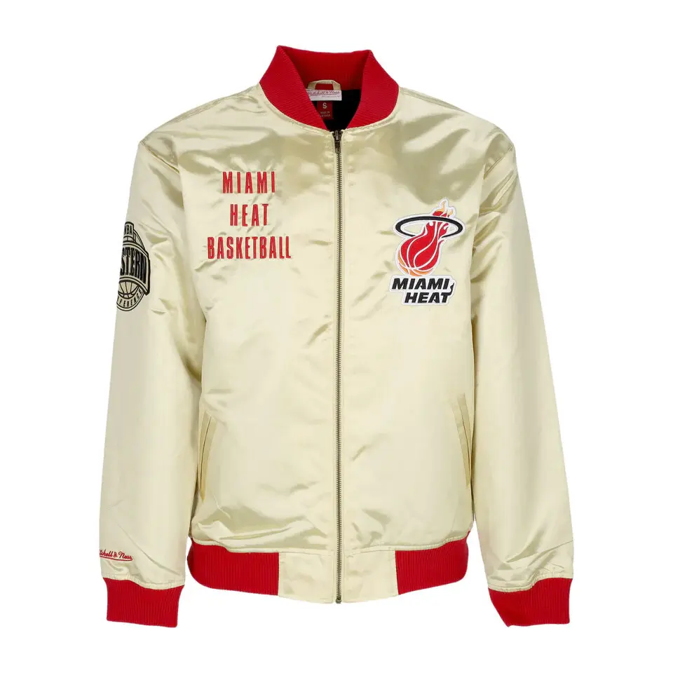 0197507437351 - Leichte Jacke aus Satin Miami Heat Team OG 20