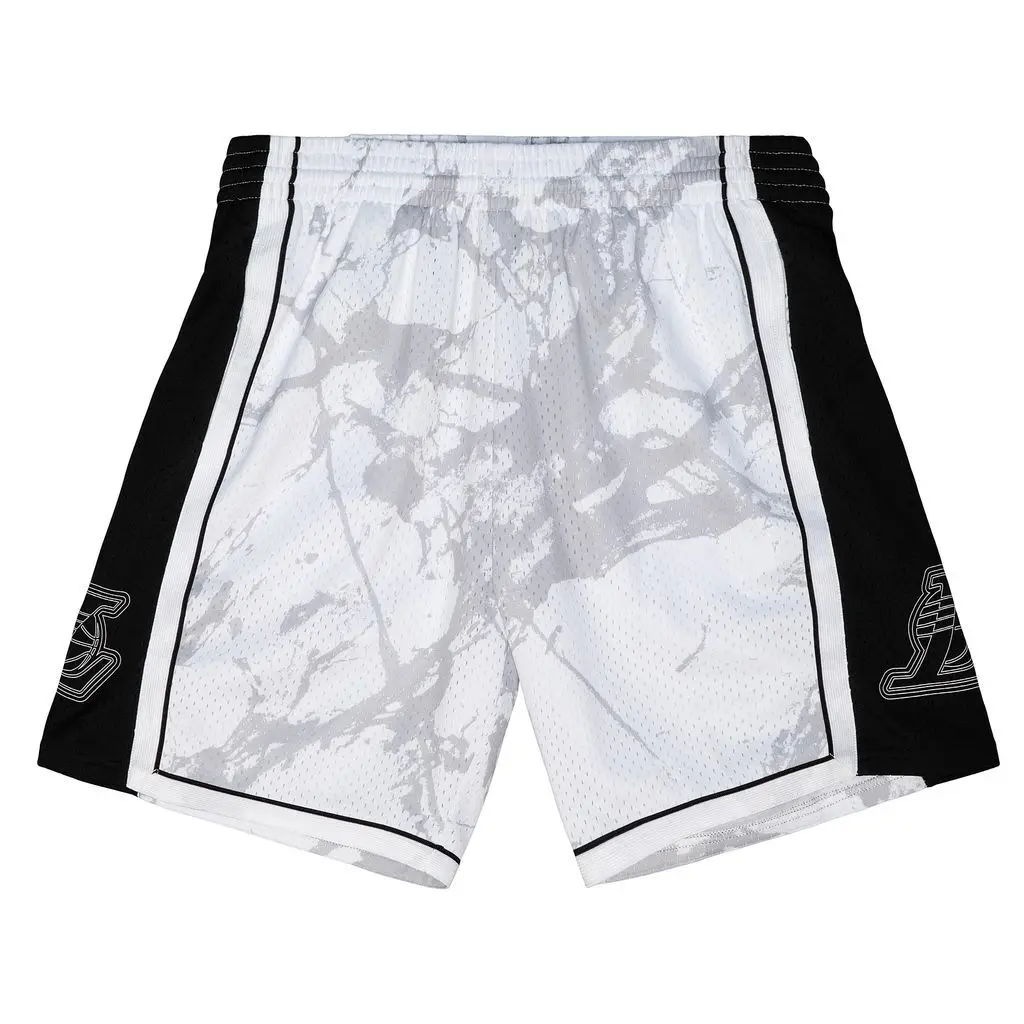0195563549063 - Shorts aus Marmor Los Angeles Lakers Swingman NBA Marble 2009 10