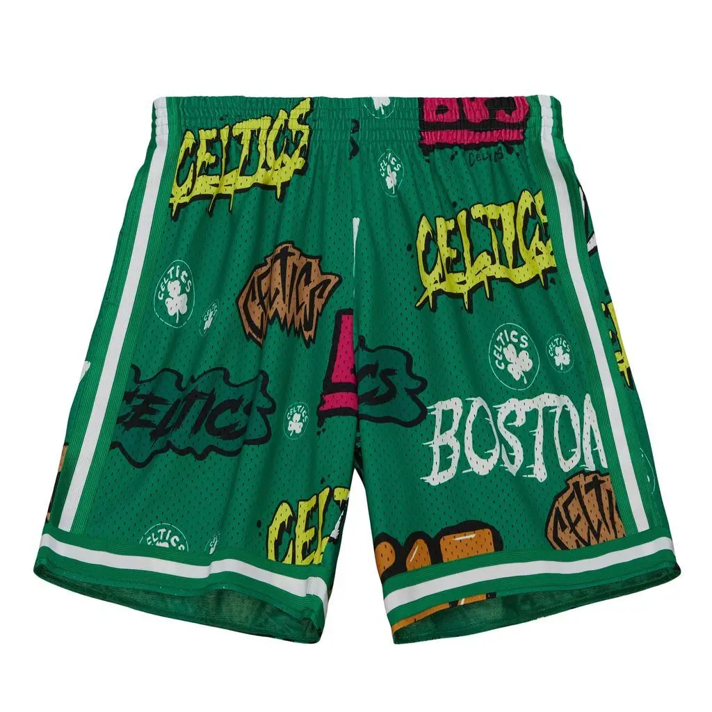 0196294491911 - Selbstklebende Shorts slap Boston Celtics Swingman 1985 86