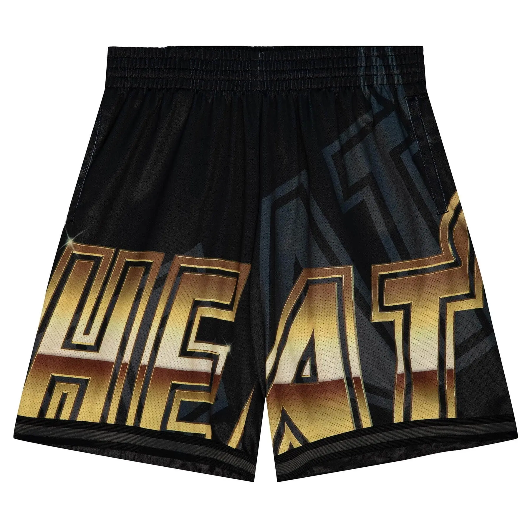 0195563530689 - Shorts Miami Heat NBA Big Face 40 Fashion