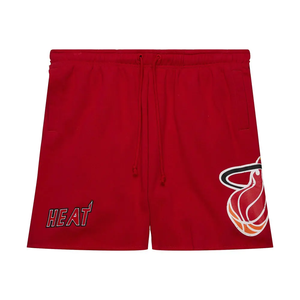 0197507872275 - Fleece-Shorts mit Vintage-Logo Miami Heat Postgame