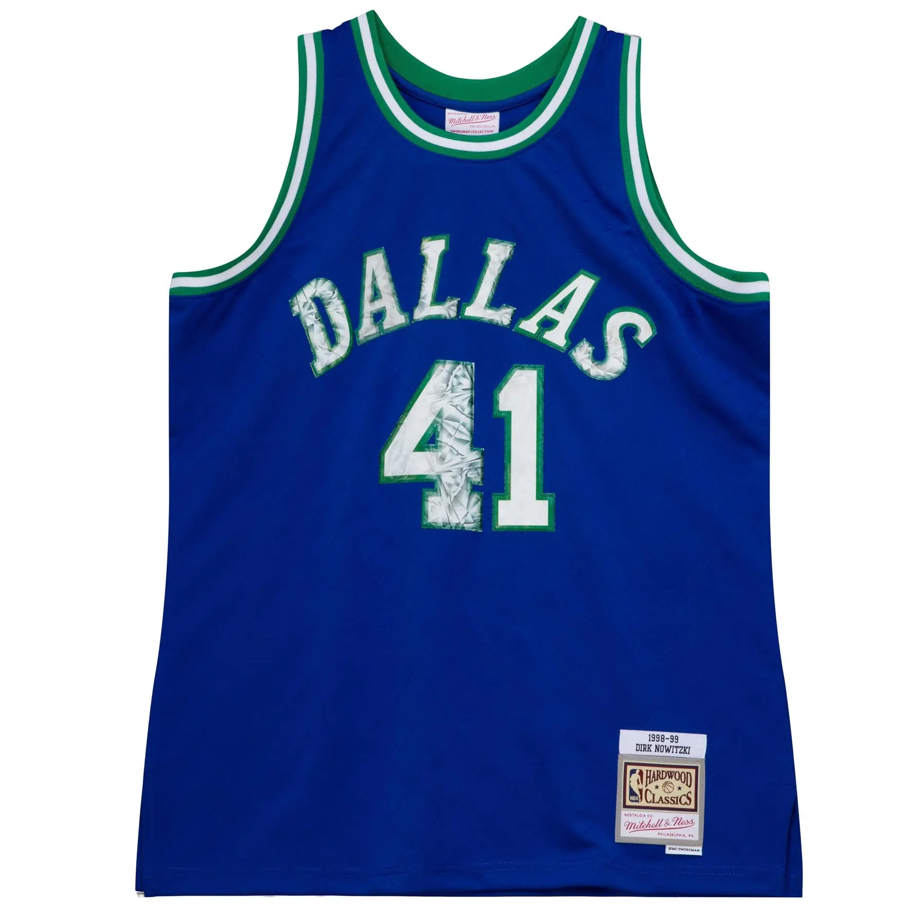 0195563272381 - Trikot 75 Geburtstag Dallas Mavericks Dirk Nowitzki 1998 99
