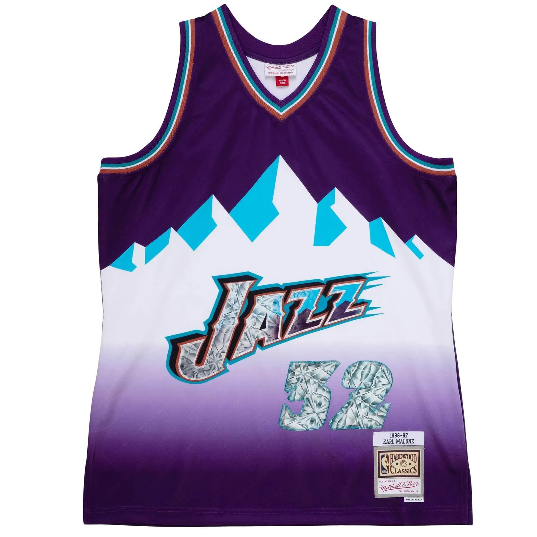0195563076828 - nba trikot Utah Jazz Karl Malone