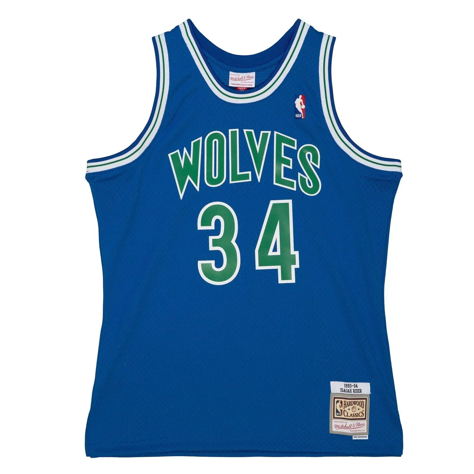 0195563631638 - Trikot Minnesota Timberwolves Dark Swingman Isaiah Rider Jr 1993 94