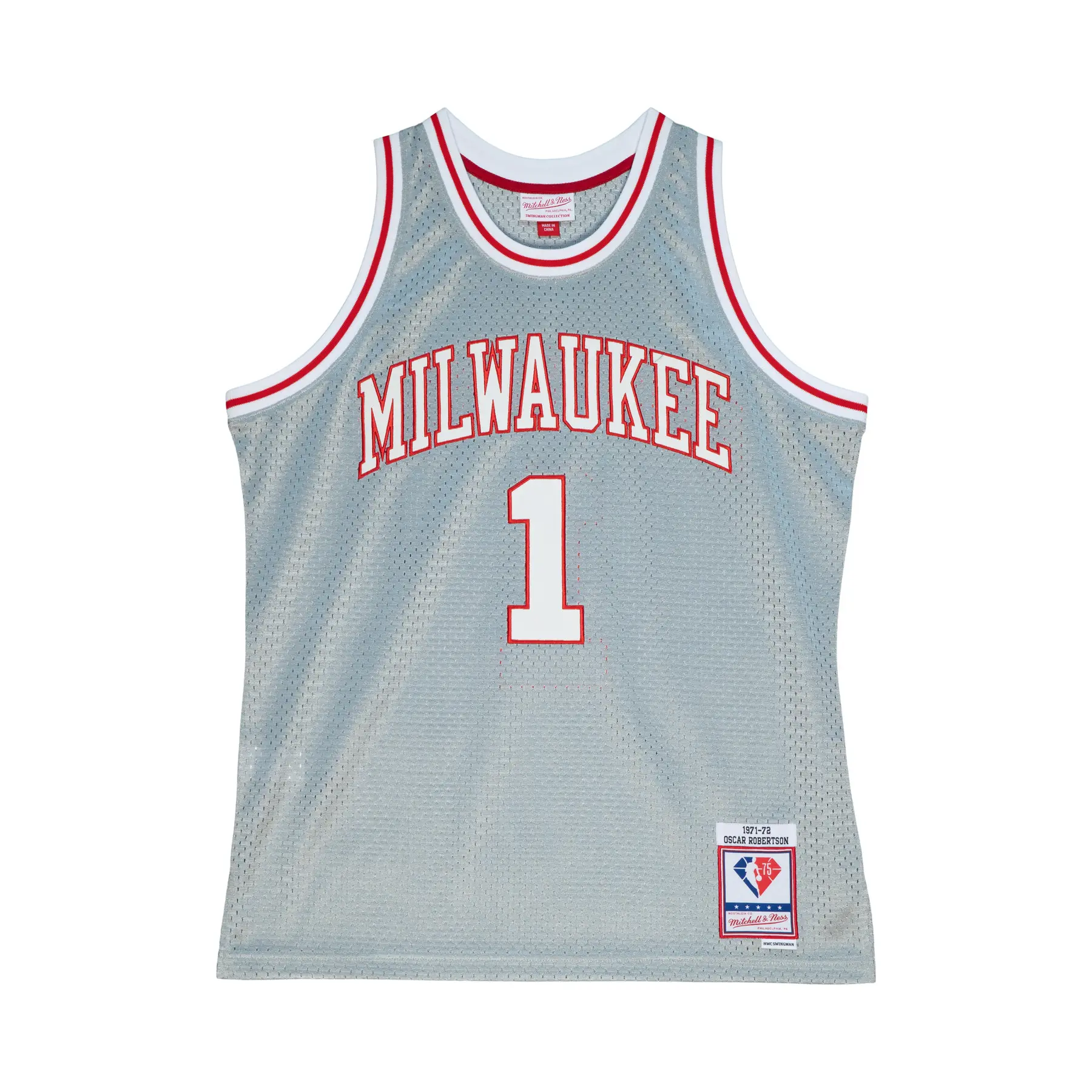 0195563962091 - Maillot NBA Milwaukee Bucks Oscar Robertson 75th NBA