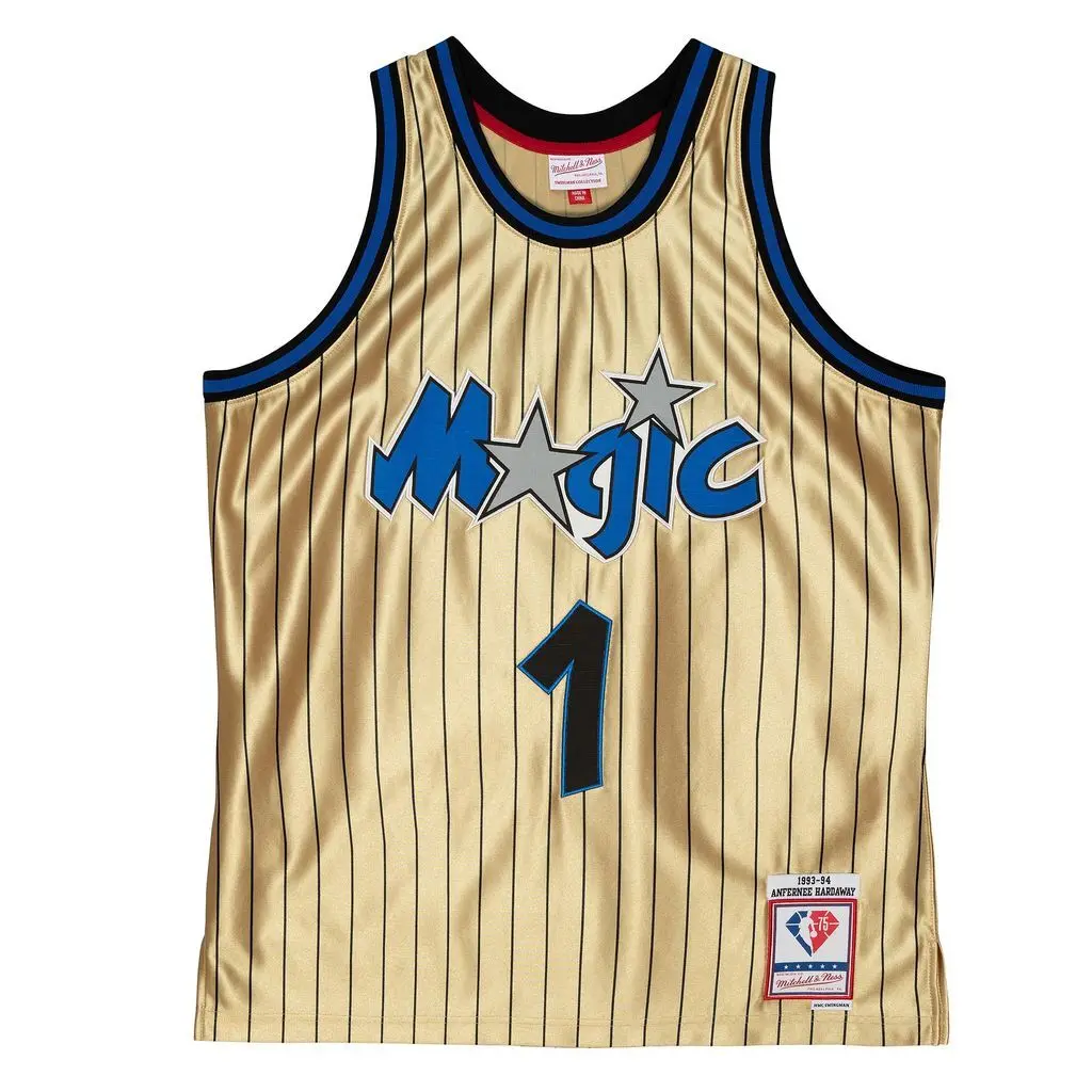 0196294018262 - NBA-Trikot Orlando Magic Penny Hardaway Swingman 75TH 1993 94