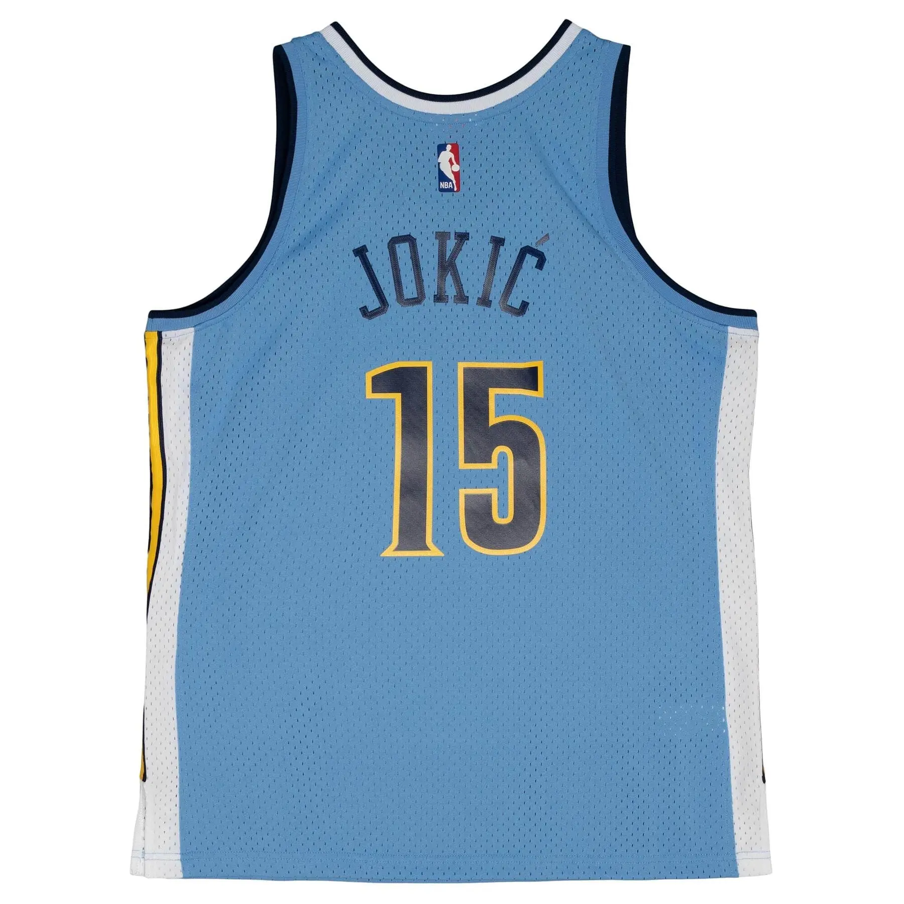 Nikola Jokic Denver Nuggets Noir Authentic Golden Maillot Édition
