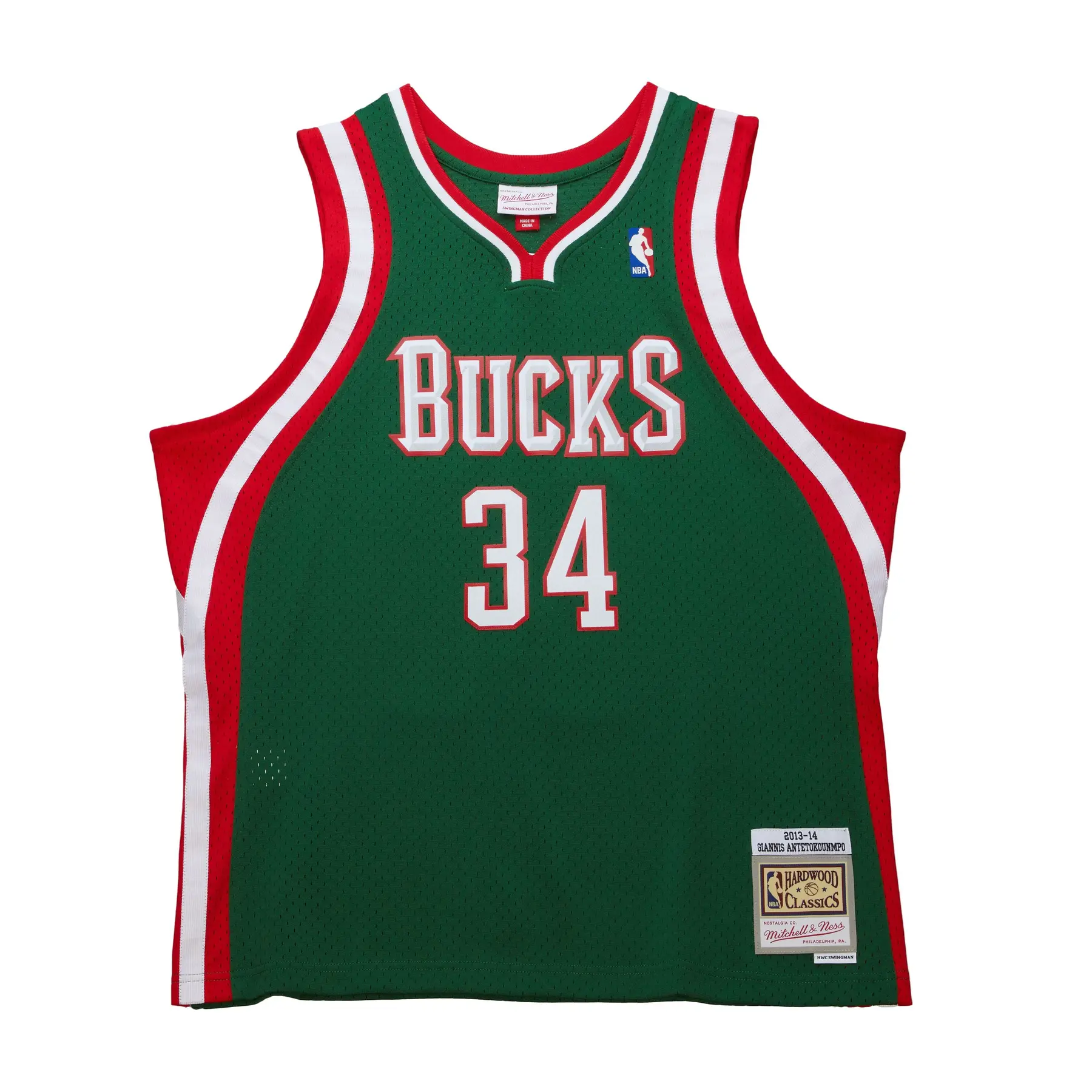 0196945733490 - Maillot NBA Milwaukee Bucks Giannis Antetokounmpo 2013 14