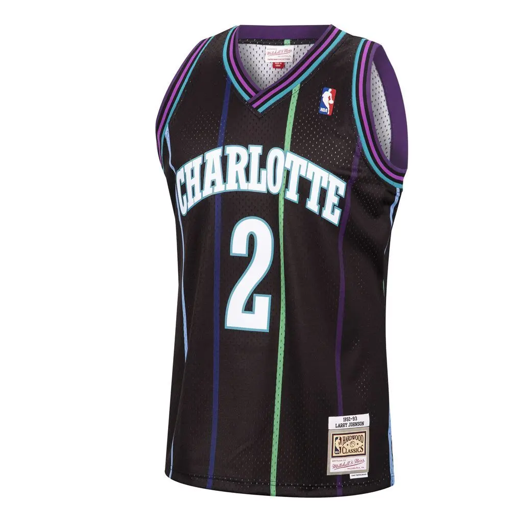 0194582374649 - Maillot NBA Charlotte Hornets Larry Johnson 0194582374649 - Maillot NBA Charlotte Hornets Larry Johnson