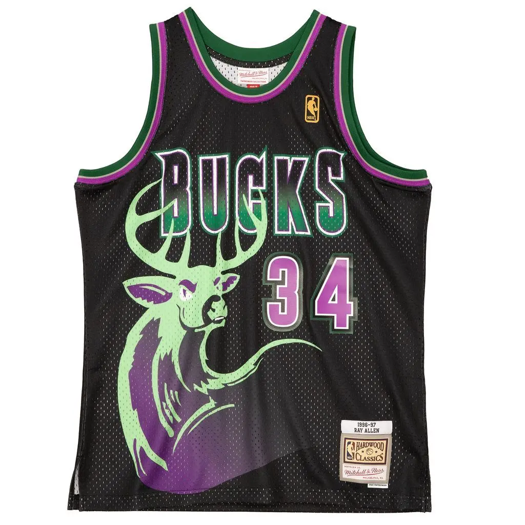 0195563018910 - NBA-Trikot Milwaukee Bucks Ray Allen