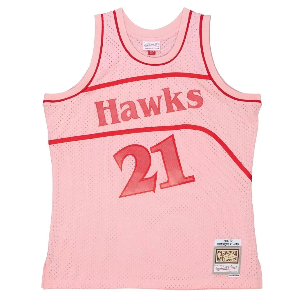 0195563361085 - NBA-Trikot Atlanta Hawks Space Knit Swingman Jersey 1986 Dominique Wilkins