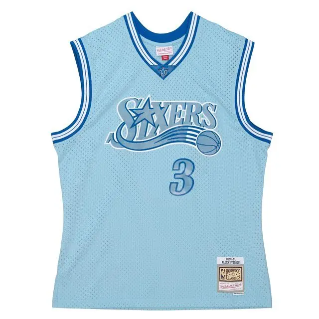 0195563361634 - Maillot NBA Philadelphia 76ers Allen Iverson Swingman 2000 01