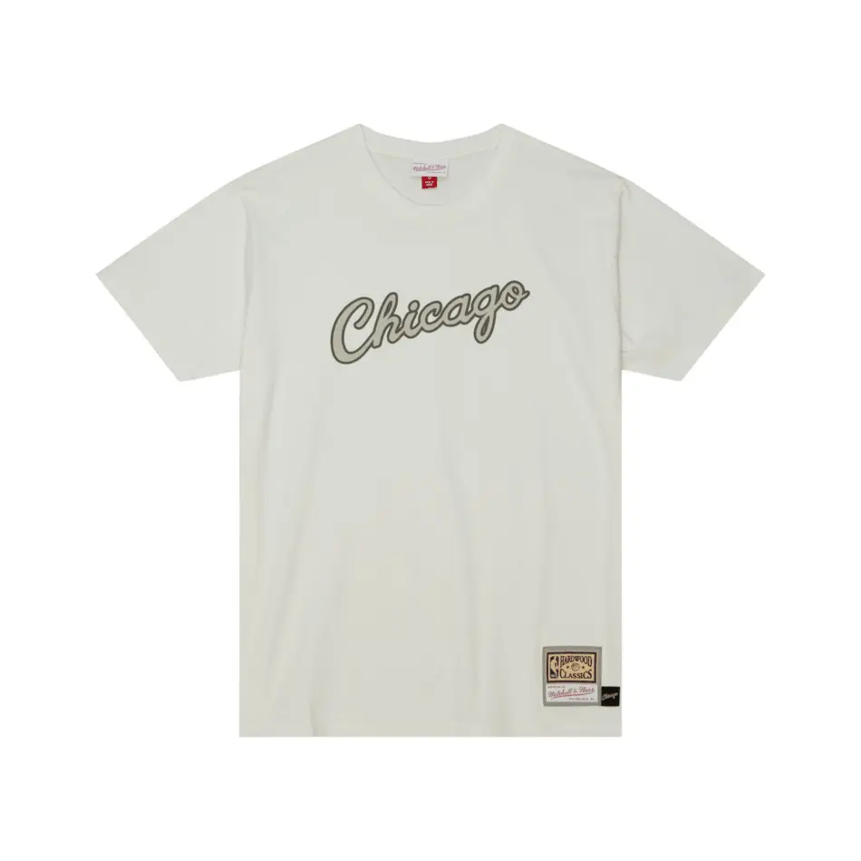 0196294673768 - T-Shirt Cream Chicago Bulls