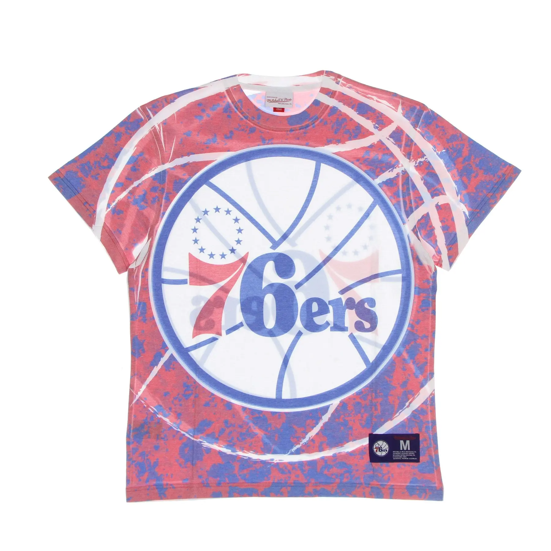 0194582831906 - T-Shirt Philadelphia 76ers NBA Jumbotron Submimated