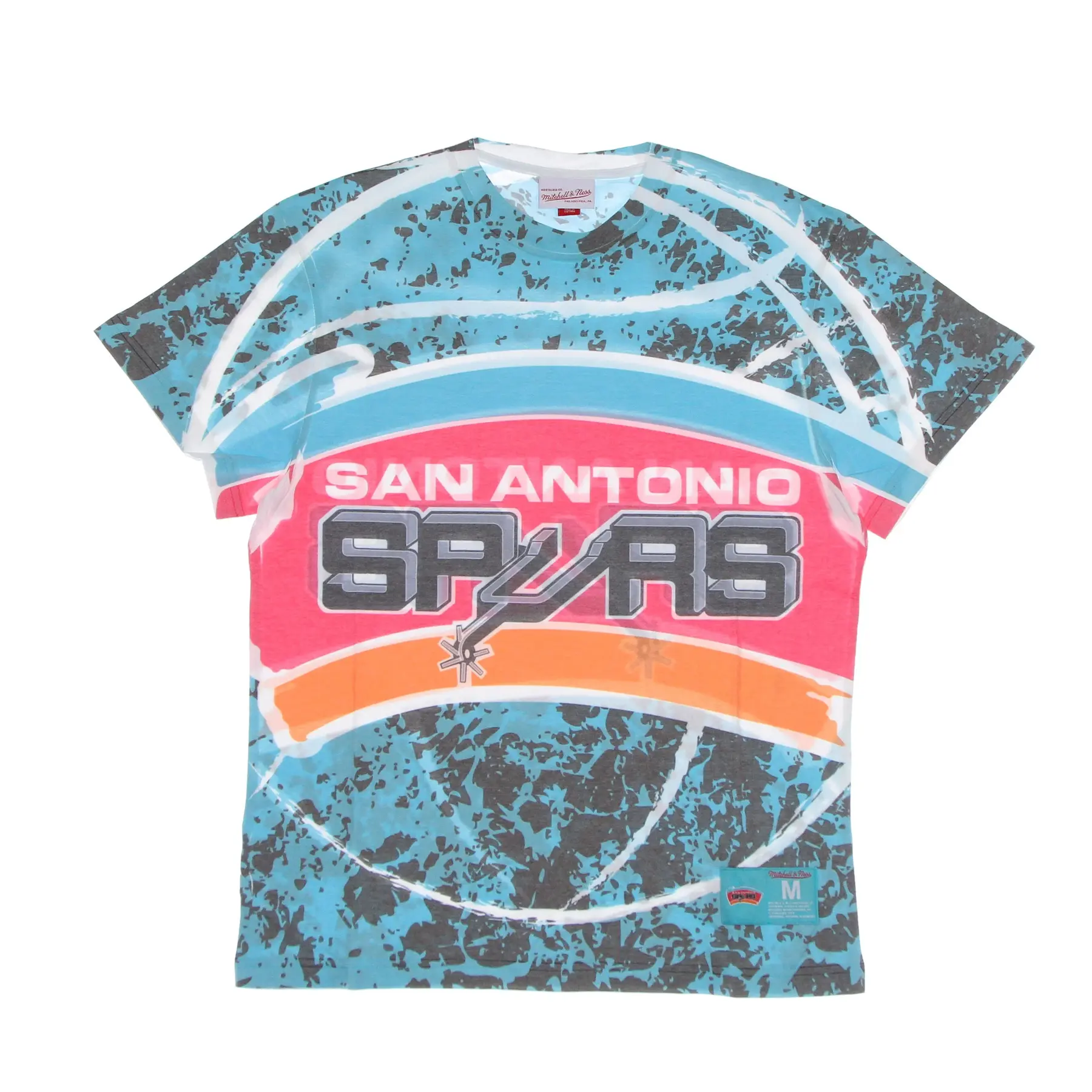 0194582832071 - T-Shirt San Antonio Spurs NBA Jumbotron Submimated