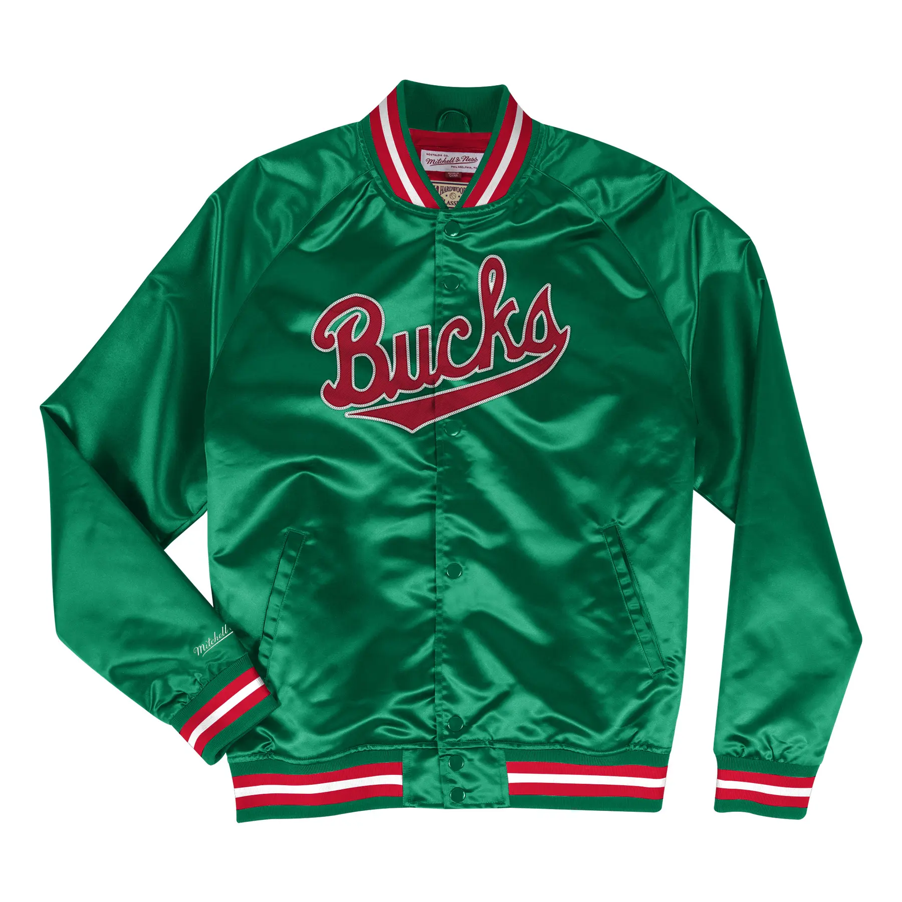 0194582805044 - Leichte Jacke aus Satin Milwaukee Bucks 0194582805044 - Leichte Jacke aus Satin Milwaukee Bucks
