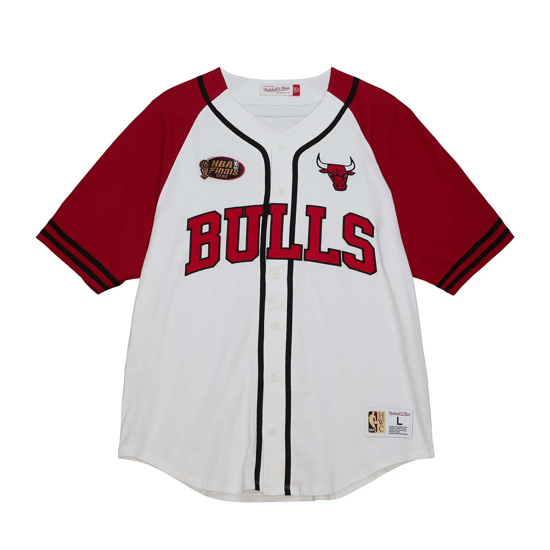 0196294927786 - Trikot Chicago Bulls Practice Day Button Front