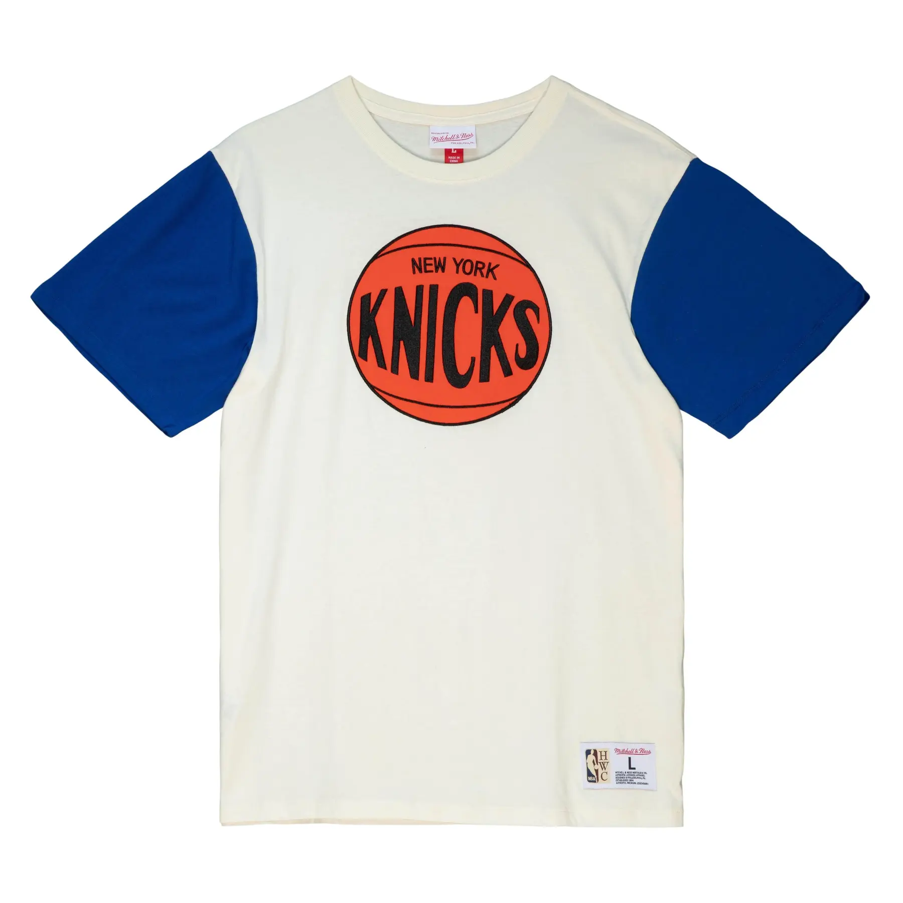 0195563727577 - T-Shirt New York Knicks NBA Color Blocked