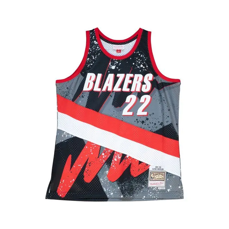 0195563917459 - NBA-Trikot Portland Trail Blazers Hyper Hoops Swingman 1991 Clyde Drexler