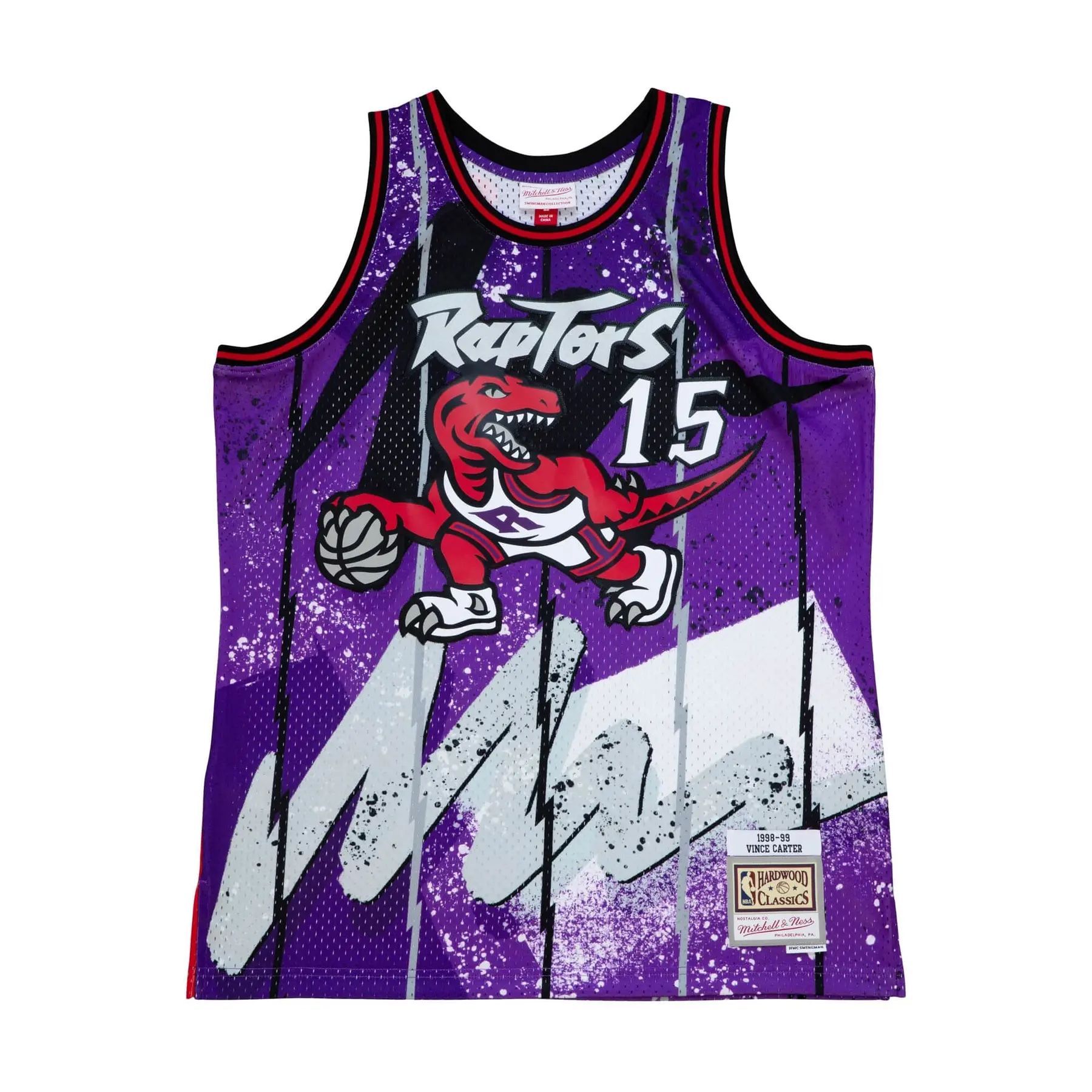 0195563917640 - Maillot NBA Toronto Raptors Hyper Hoops Vince Carter 1998 99