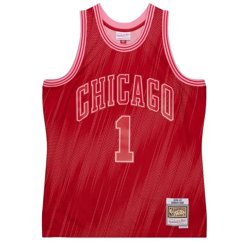 0195563555347 - NBA-Trikot Chicago Bulls Monochrome Swingman Jersey 2008 Derrick Rose