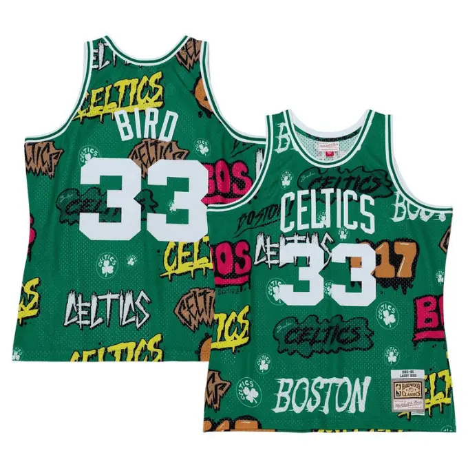 0196294501900 - NBA-Trikot Boston Celtics Larry Bird 1985 86