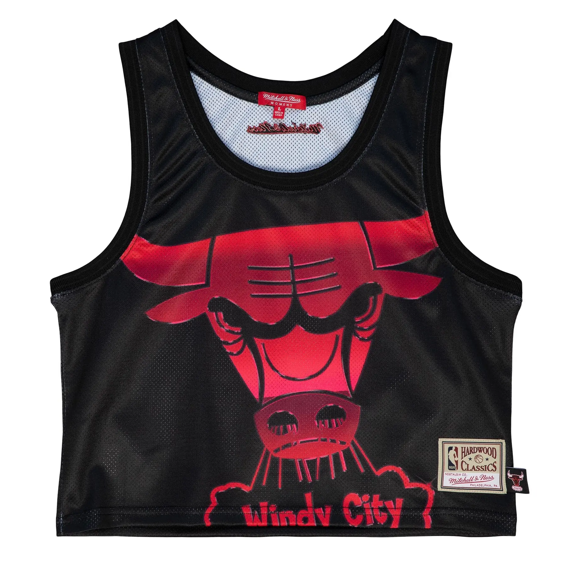 0195563513309 - Cropped Trikot Damen Chicago Bulls Big Face 40