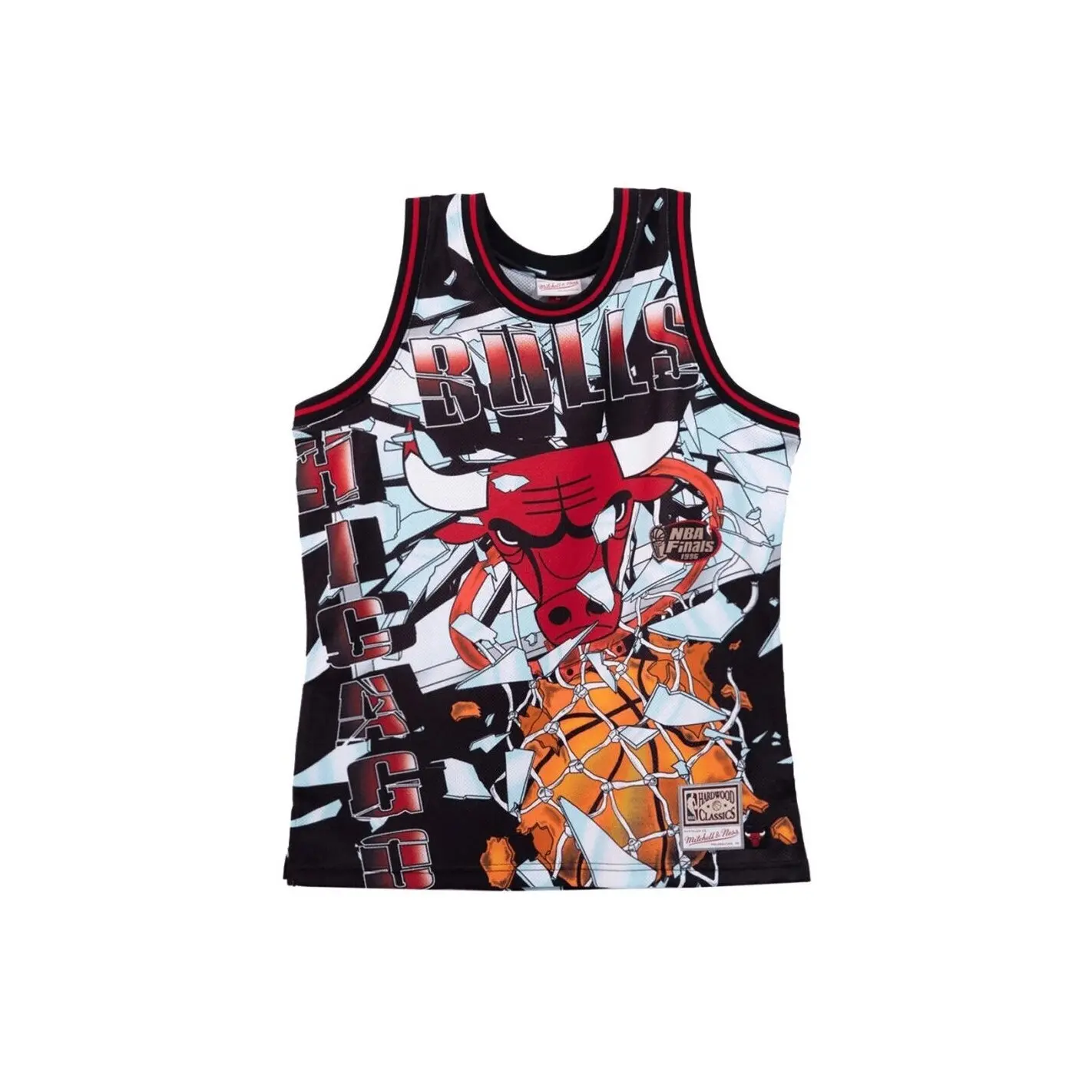 0195563862285 - Trikot Chicago Bulls Big Face Fashion 60