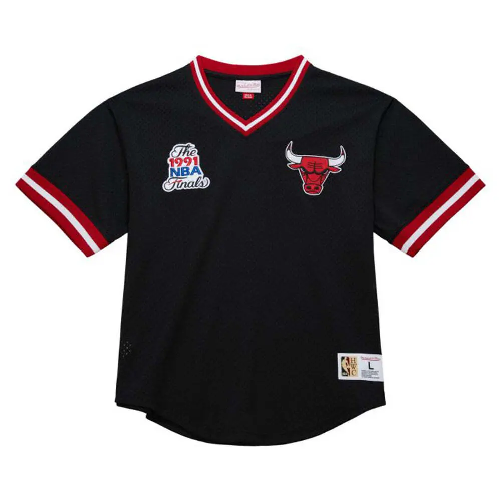 0197507308736 - Trikot mit V-Ausschnitt aus Maschenware Chicago Bulls Fashion Vintage Logo
