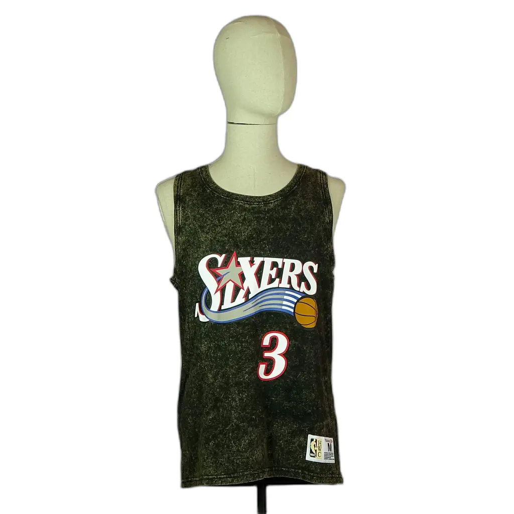 0194582942046 - Tanktop Philadelphia 76ers Quintessential Acid Wash