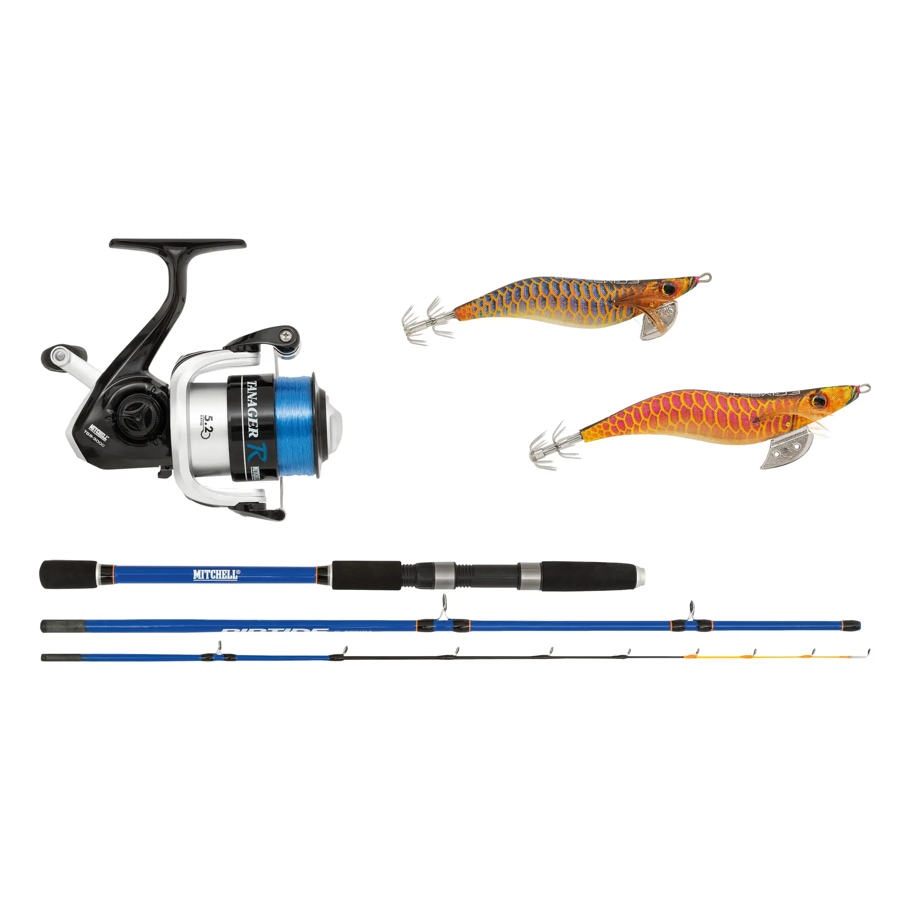 Canne combo Mitchell Riptide R Squid 10-25g (x3)