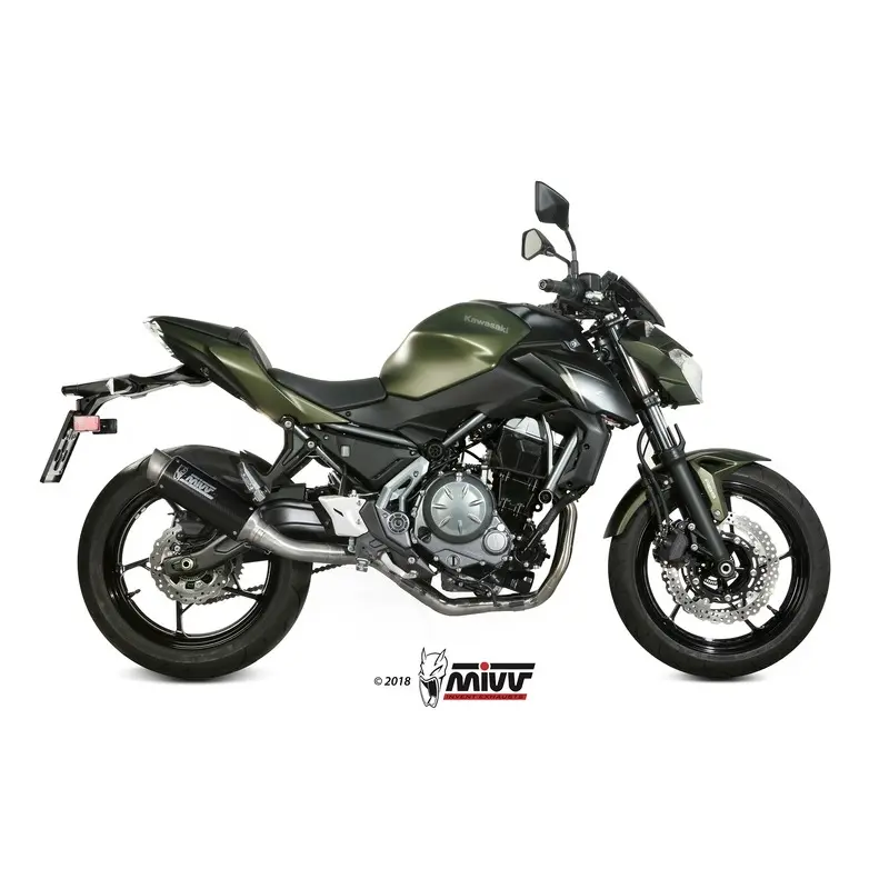 Motorrad Auspuff Komplettanlage Mivv GP Pro Kawasaki Z650