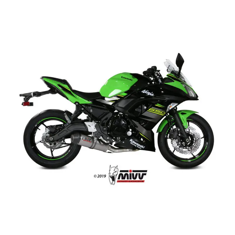 Motorrad Auspuff Komplettanlage Mivv Kawasaki Z650