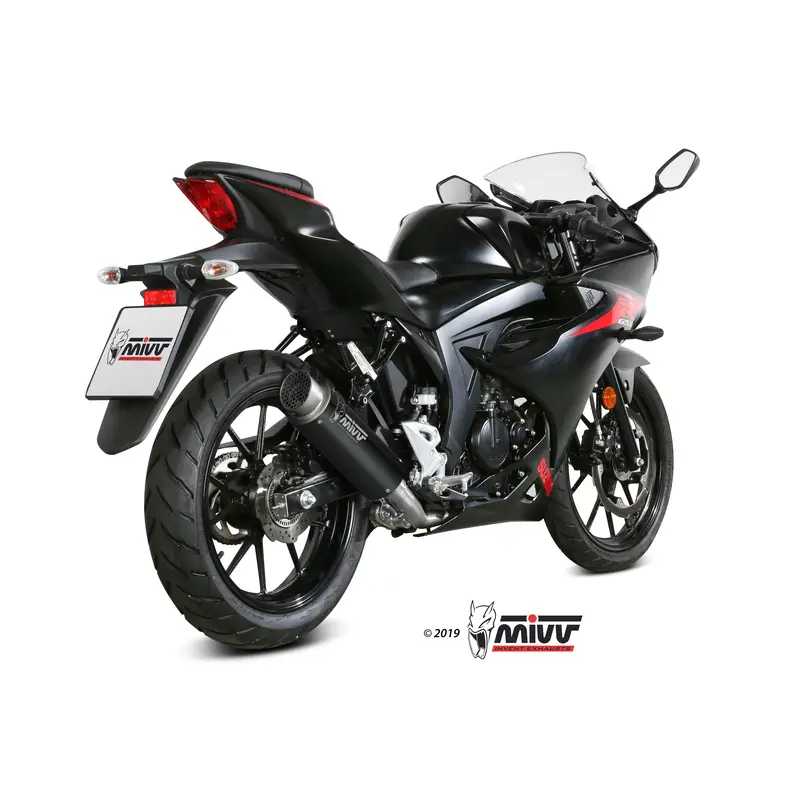 Motorrad Auspuff Komplettanlage oval Mivv Gp Pro Suzuki GSX-S 125