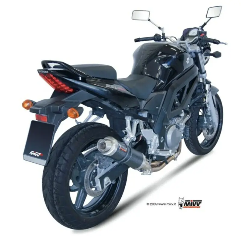 Silencieux Motorrad + Halblinie Mivv GP Suzuki SV650