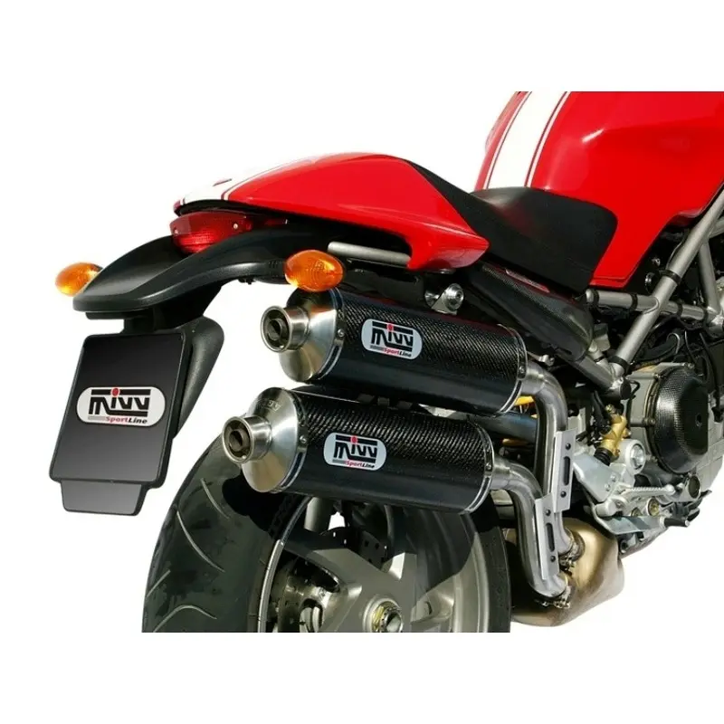 Silencer Motorrad Doppel Mivv GP Ducati Monster S2R 800