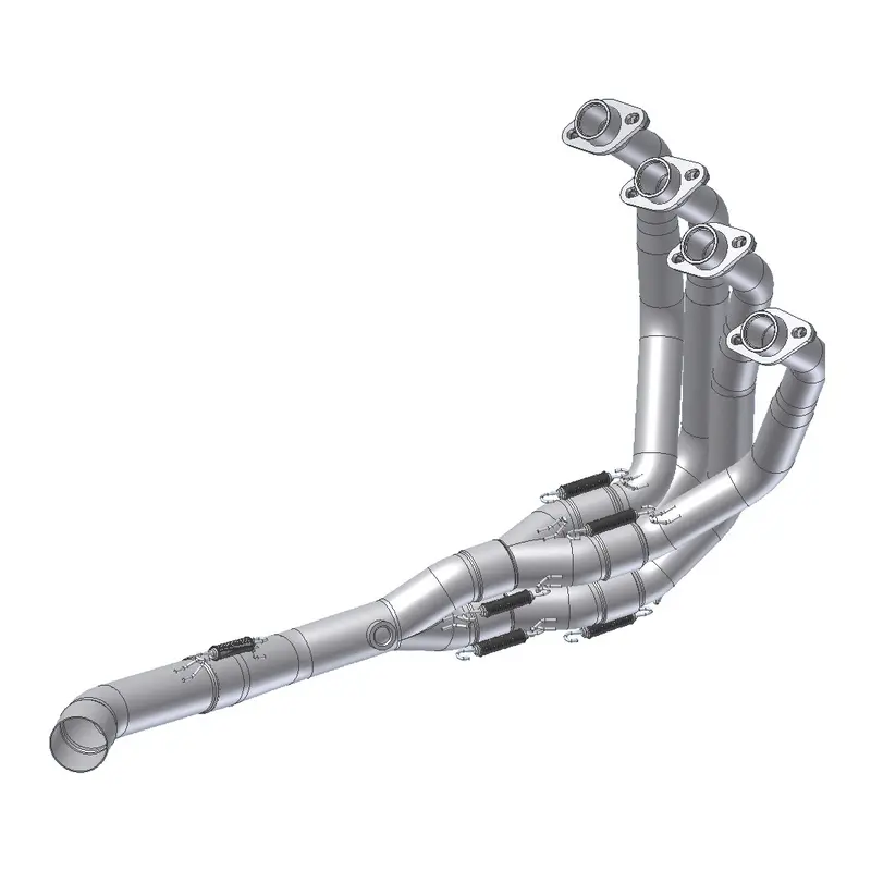 Pièces détachées Auspufftopf Dekatalysatorrohr Mivv Kawasaki Z900 A2